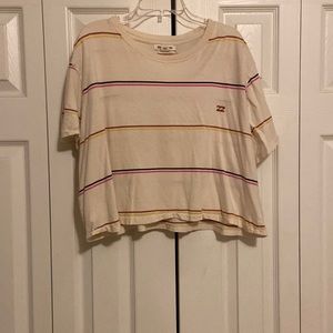Billabong Sheer Luck striped crop top